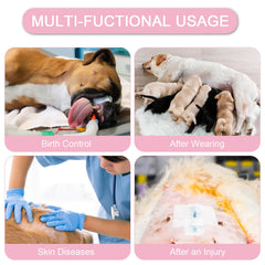 Due Felice dog surgery suit abdominal circle eases female and male access for relief