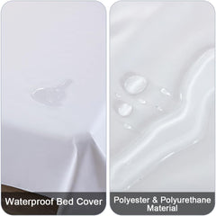 DUJUIKE pet hair resistant bed cover keeps bedding clean