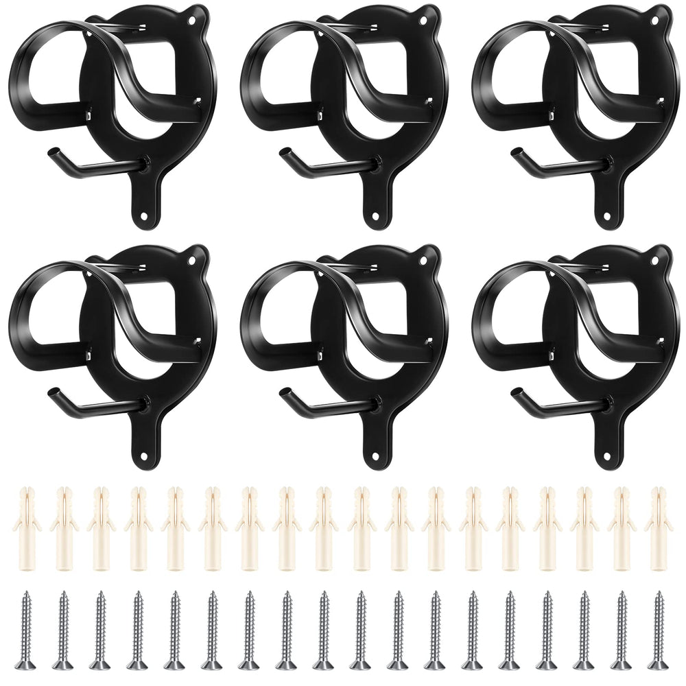 Dunzy 6-counts horse bridle rack with six hooks keeps reins organized and stalls tidy