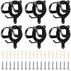 Dunzy 6-counts horse bridle rack with six hooks keeps reins organized and stalls tidy