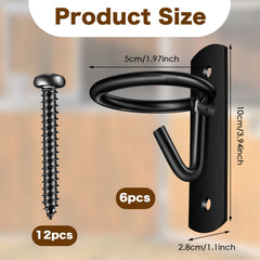 Dunzy horse bucket hook metal close-up shows durable welded construction for long-lasting stall use.