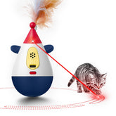 Duepay Laser Cat Toy front view showing randomized lasers for interactive indoor play.