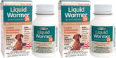 Durvet 2X Liquid Wormer bottle front view showing easy dosing for puppies and dogs