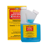 Durvet Ivermectin Pour-On bottle front for cattle parasite care.