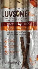 Dutis Luvsome Tender Meaty Sticks five individually wrapped treats offer convenient on-the-go snacking.