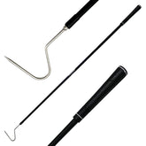 Dutypro snake catcher hook 44inch in polished carbon finish enables safe field handling.