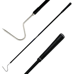 Dutypro snake catcher hook 44inch in polished carbon finish enables safe field handling.