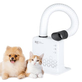 DUZ V2 dryer with 360-degree tube enables full coat access for efficient grooming.
