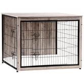 Dwanton dog crate dual doors enable easy entry for pets.