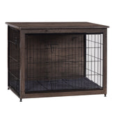 Dwanton dog crate furniture cushion close-up shows a cozy interior for quick naps.