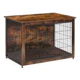 Dwanton dog crate furniture cushion provides a cozy sleep spot inside the crate.