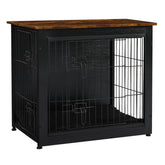 Dwanton dog crate furniture cushion highlights a cozy interior for restful naps.