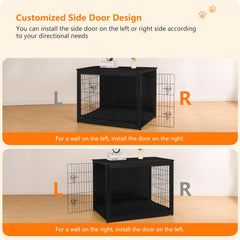 Dwanton wooden frame reinforces the kennel table for long-lasting support.