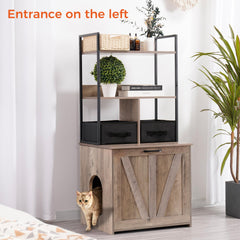 Dwanton unit with side shelf for decor and organization.