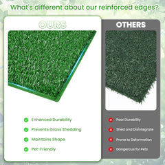 DwlSpce replacement artificial turf pads ready for extended use