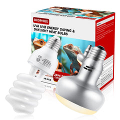 DXOPHIEX 100W reptile heat lamp glows warmly for natural basking and appetite support.