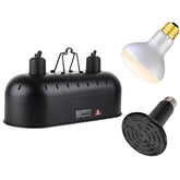 DXOPHIEX dual reptile light fixture top view for balanced heat and UV exposure