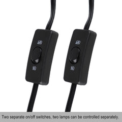 DXOPHIEX hanging-mount enables adjustable height for optimal basking distance
