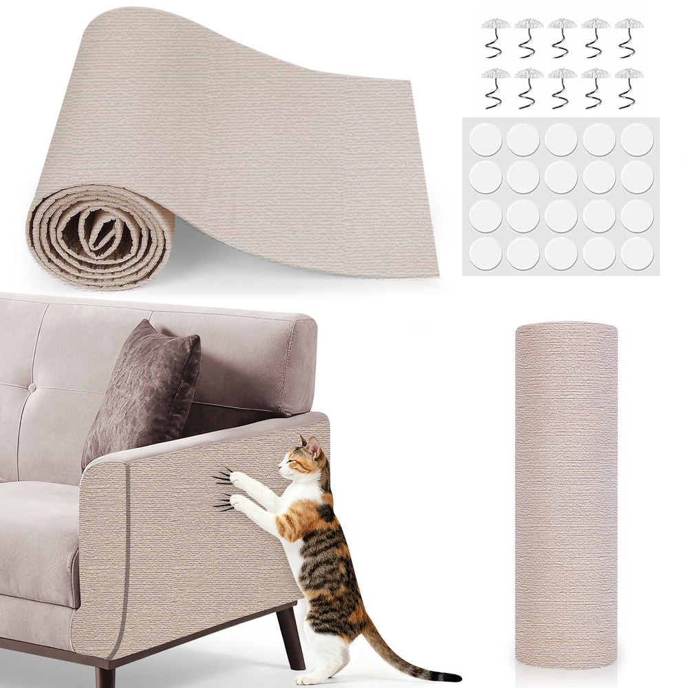 Dyale Cat Scratch Mat coverage protects sofas with seamless full-coverage design