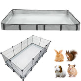 DZWLKJ Guinea Pig Cage Liner 28x56 assembled for a sturdy cage base.