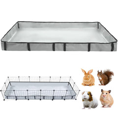DZWLKJ guinea pig cage liner bottom waterproof view showing leak protection