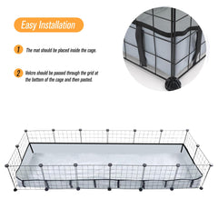 DZWLKJ guinea pig liner durable-pvc fabric resists wear over time