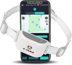 E-FENCE boundary-drawing app lets you map safe circular or polygonal zones.