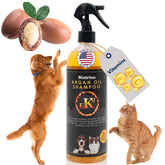 E3 Waterless Shampoo pack shot for quick, mess-free grooming on the go.