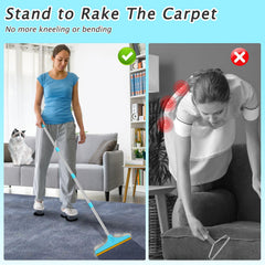 Eaersan adjustable handle—reach 16.5 to 60 inches for comfortable cleaning.