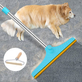 Eaersan pet hair remover 60inch handle—clears carpets with less bending.