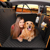 Eamefia backseat extender with hard-bottom setup for secure, extended space.