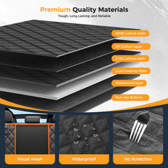 Eamefia eight-kickboard system minimizes slip and keeps cover in place