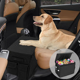 Earond dog seat extender front view, sturdy frame for safe car rides