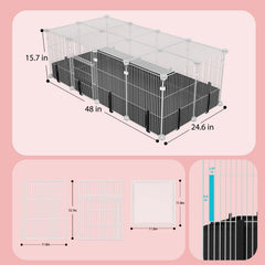 EAROND waterproof mat fits under the playpen, keeping bedding dry and easy to wipe.