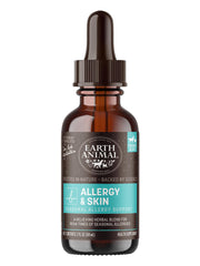 Earth Animal Apothecary liquid supplement bottle with dropper for easy dosing.