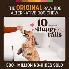 Earth Animal No Hide Chews chicken rolls are rawhide-free and tasty.