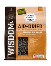 Earth Animal Wisdom Air Dried Dog Food bag 2 lb, convenient for daily meals