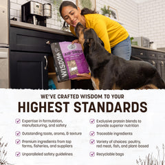 Earth Animal Wisdom air dried turkey dog food close-up jerky texture appealing to picky eaters