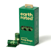 Earth Rated dog poop bags refill roll pack, compact and portable for on-the-go cleanup