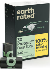 Earth Rated odor-blocking bags on rolls help control smells during walks