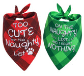 Earus bandana navideña para perros pequeños, diseño chistoso para fiestas.