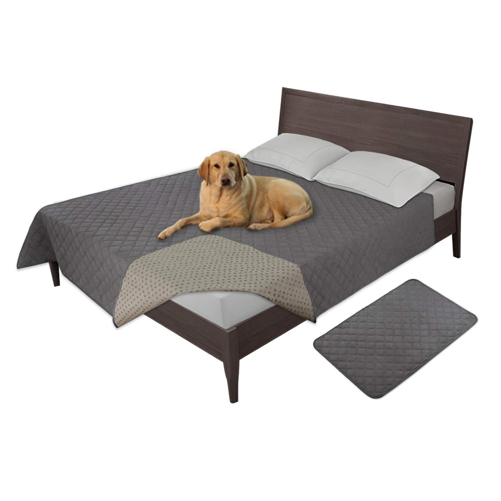 Easy-Going waterproof dog bed cover closeup showing waterproof layer for spills