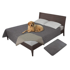 Easy-Going waterproof dog bed cover closeup showing waterproof layer for spills