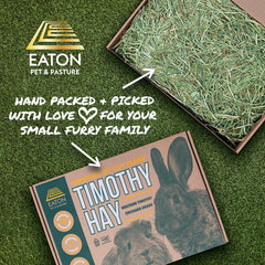 Eaton Pet and Pasture hand-packed box shown with care.