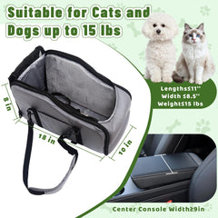 Ebukur small-dog booster viewpoint elevates your pet for a calmer, better-viewed ride.