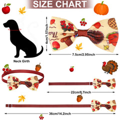 Eccliy adjustable pet necktie with buckle demonstrates easy fit for small to medium dogs