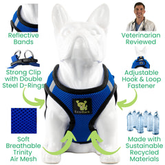 EcoBark Step in harness no-pull design for confident walks
