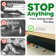 ECOHomes Under Bed Blocker 20ft shows extended coverage for larger gaps