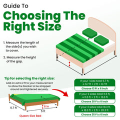 ECOHomes Under Bed Blocker 25ft offers long reach for wider spaces
