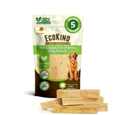 EcoKind Premium Gold Yak Chews packaging highlights Nepal origin for trusted dog treats